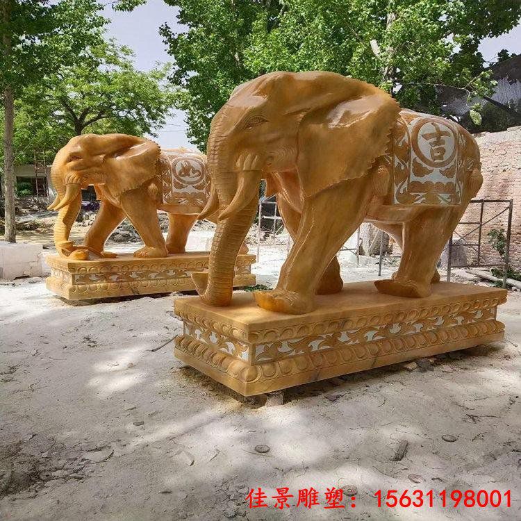 石雕大象 仿古石雕大象 花岗岩石雕大象出售供应 (5)