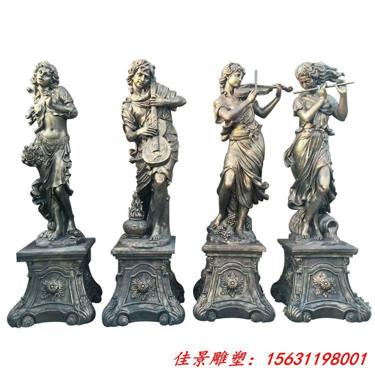 玻璃钢西方人物雕塑 四季女神 雕塑 (4)