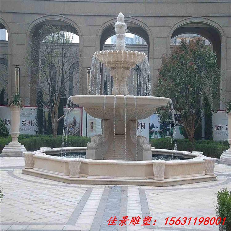 园林景观喷泉定制 石材景观雕塑加工 (3)