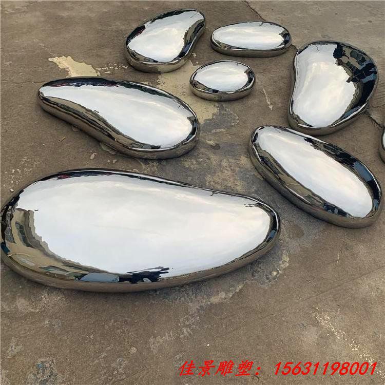 石头不锈钢雕塑 园林景观不锈钢雕塑厂 (2)