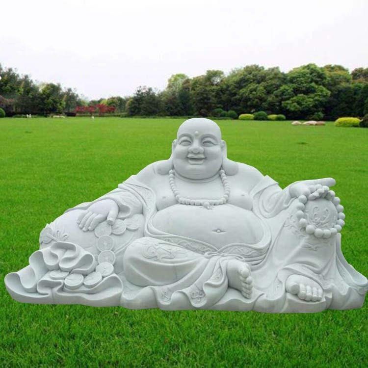 供应大理石弥勒佛像 弥勒佛石雕 弥勒佛雕塑 弥勒佛石雕像 寺庙汉白玉佛像 (6)