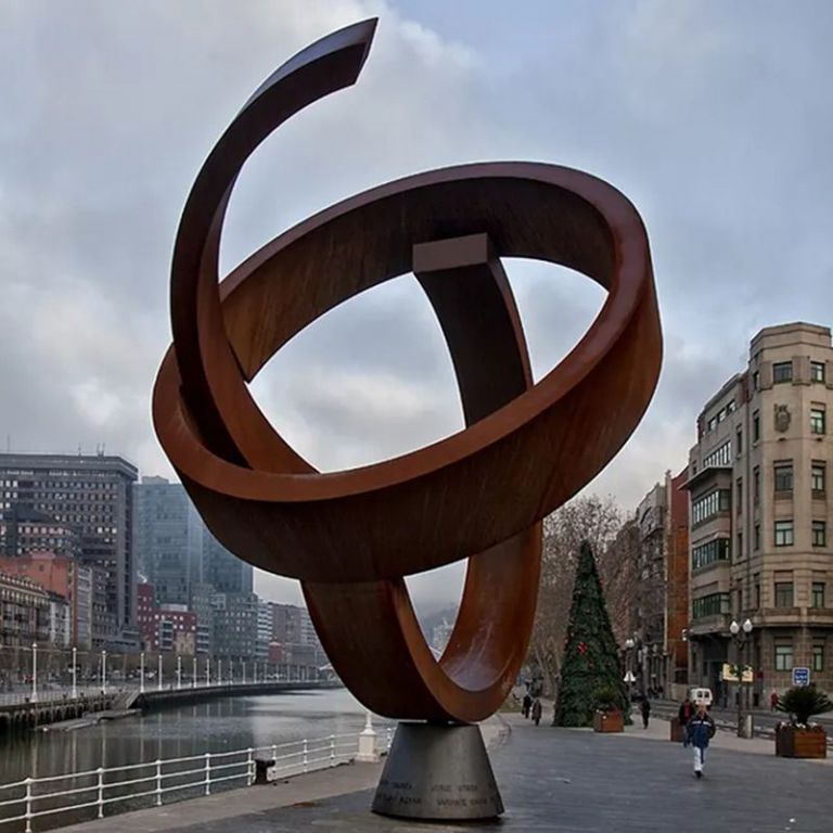 广场公园景区大型户外不锈钢雕塑钢结构金属发光镂空景观雕塑厂家 (2)