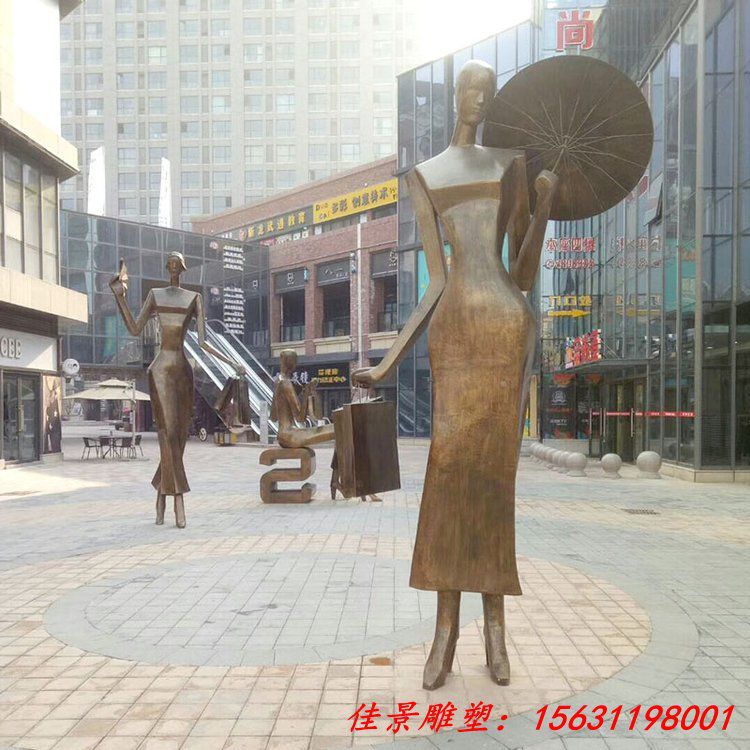 铸铜树脂艺术性人物 商业街步行街人物雕塑装饰陈设品 (2) 铸铜树脂艺术性人物 商业街步行街人物雕塑装饰陈设品 (2)