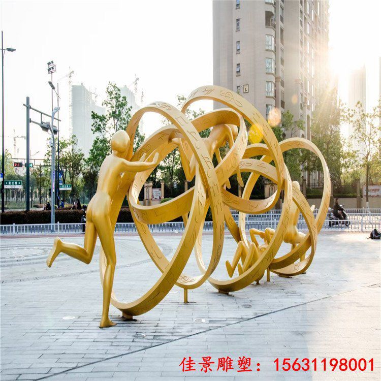 不锈钢标识城市特色文化雕塑设计