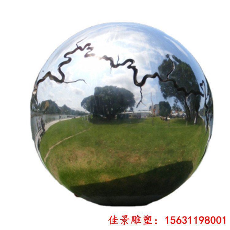 金属不锈钢圆球雕塑