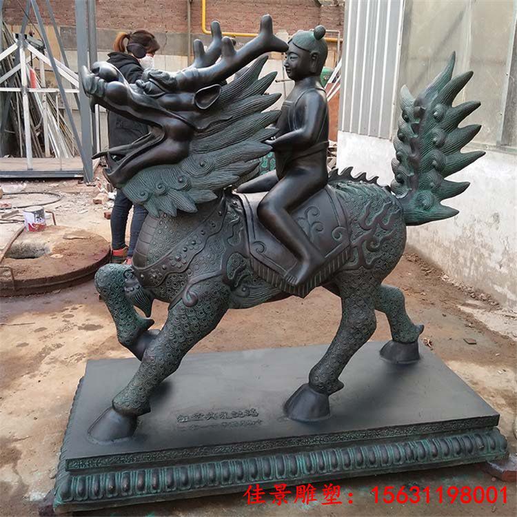 铜雕麒麟大型神兽雕塑