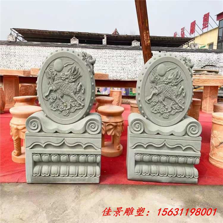 石雕门墩仿古抱鼓石