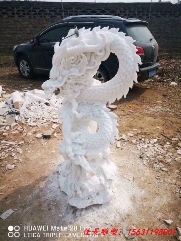 大理石龙雕塑石雕龙