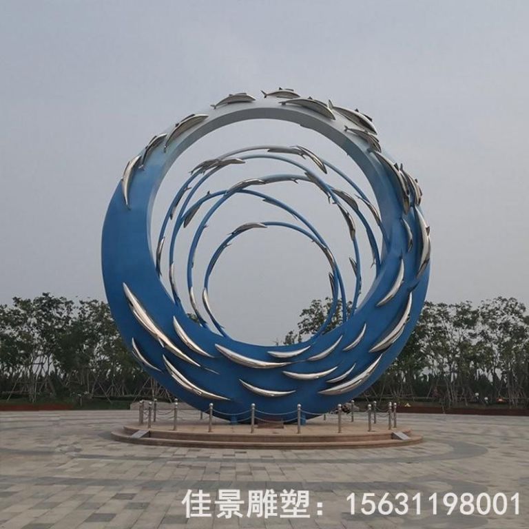 不锈钢广场景观雕塑