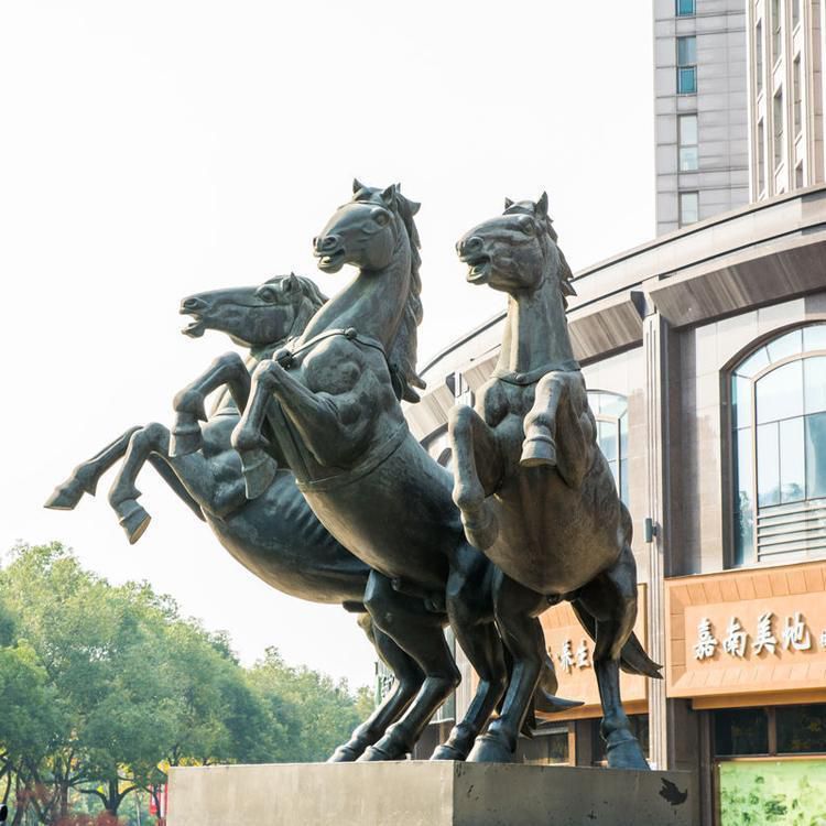 青铜马城市景观铜雕