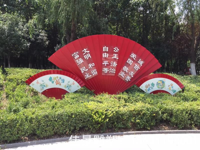 社会主义景观不锈钢雕塑