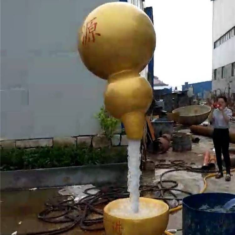 招财葫芦庭院标志铜雕