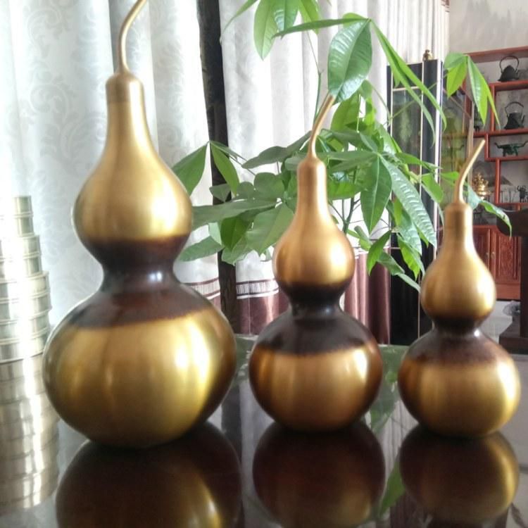 招财葫芦小区标志铜雕