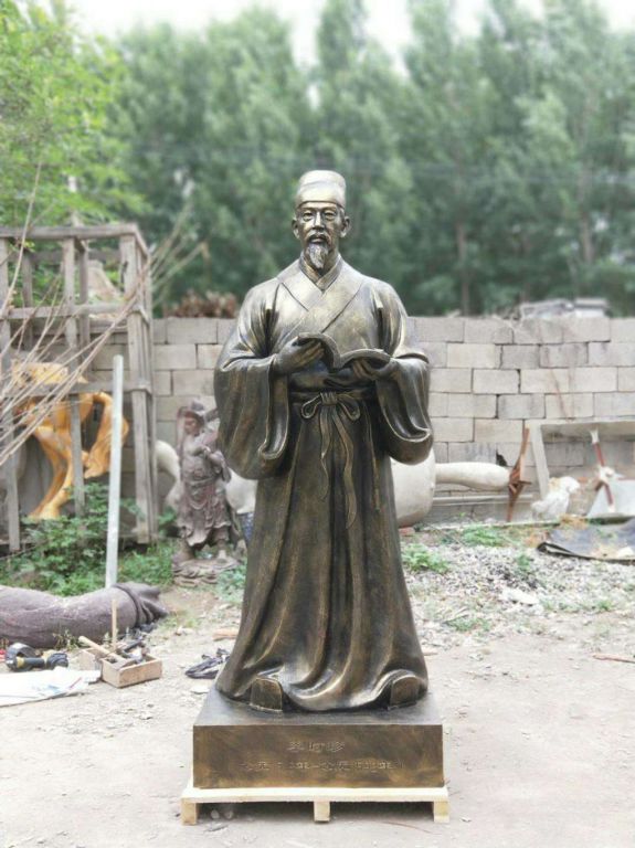 名医李时珍街边人物铜雕