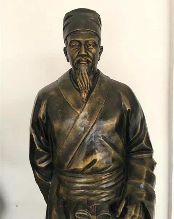 名医李时珍景区人物铜雕