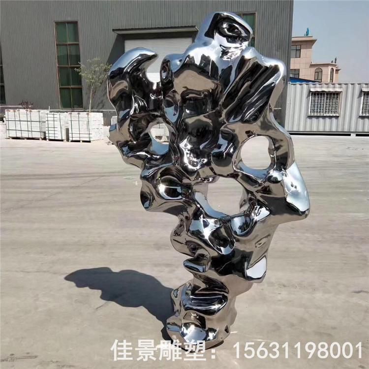 不锈钢公园镜面标志雕塑
