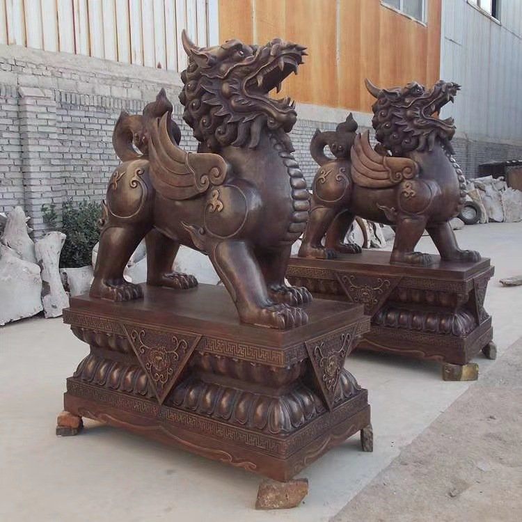 神兽貔貅动物景观铜雕