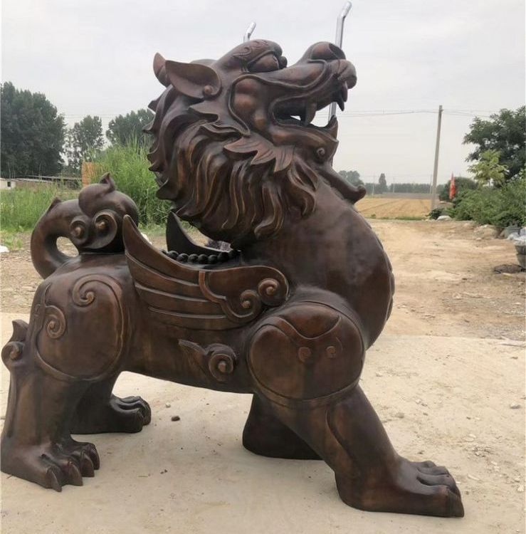 神兽貔貅商场动物铜雕