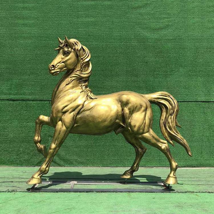 金色马城市标志铜雕