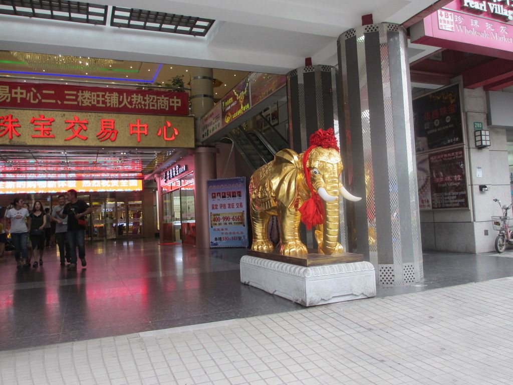 大象动物景观街边铜雕