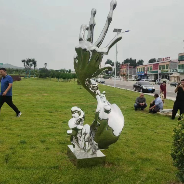 不锈钢艺术浪花 雕塑
