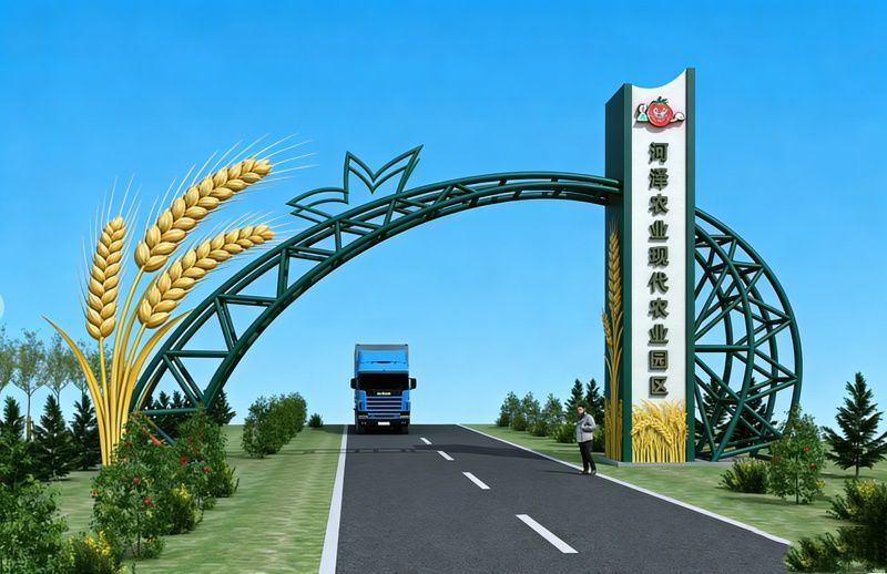 不锈钢大门雕塑 雕塑厂家