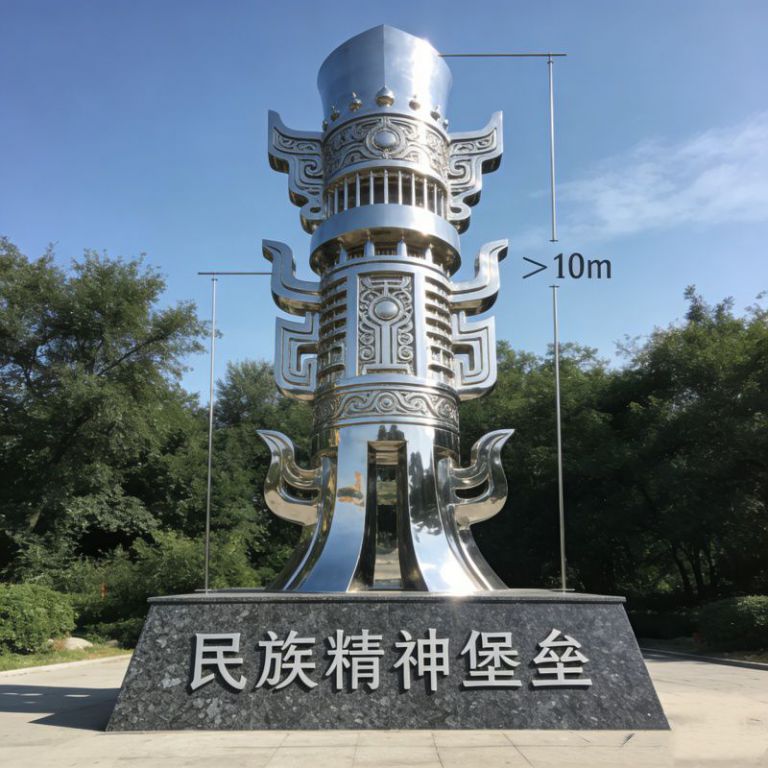 创意民族风精神堡垒雕塑