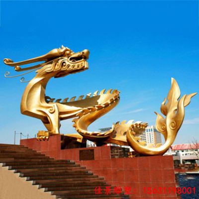 喷漆不锈钢大型龙雕塑