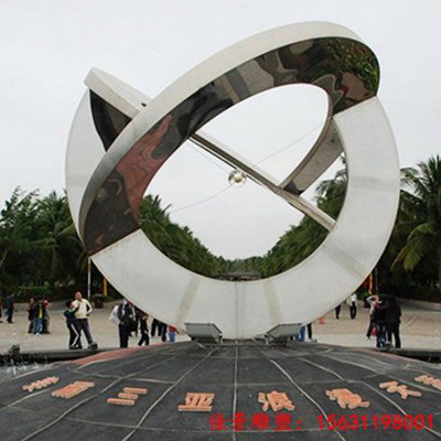 不锈钢大型城市标志雕塑
