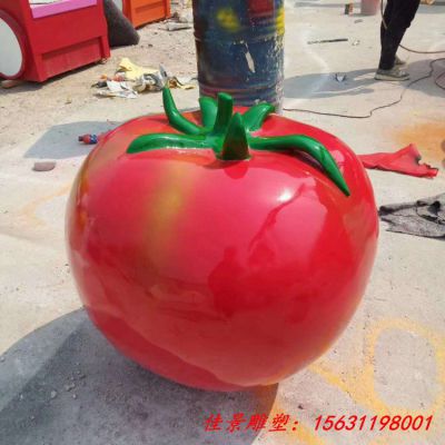 玻璃钢蔬菜仿真西红柿雕塑