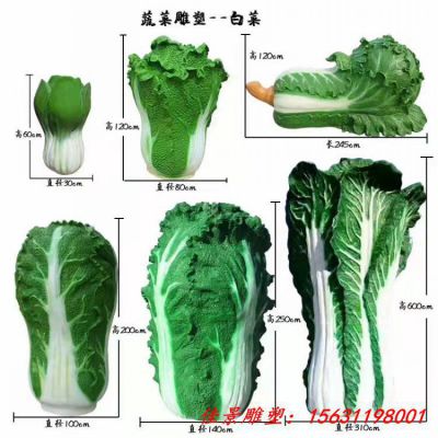 仿真白菜玻璃钢蔬菜雕塑