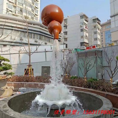 玻璃钢仿真流水葫芦雕塑