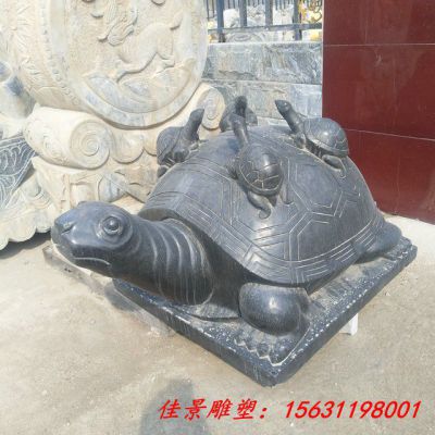 石雕招财龙龟雕塑