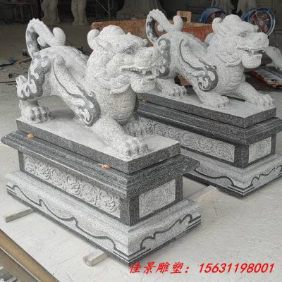 花岗岩石雕貔貅动物雕塑