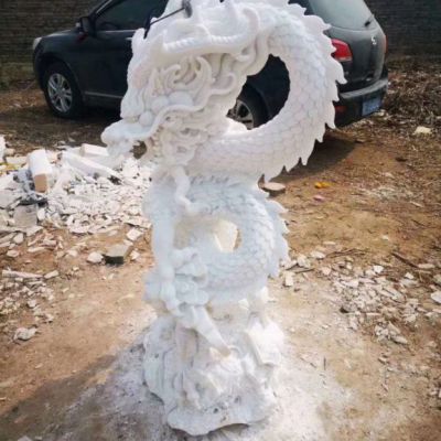 大理石龙雕塑石雕龙