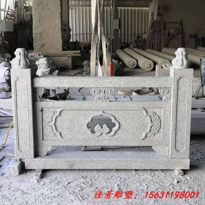 汉白玉公园小桥栏板石雕