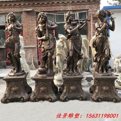 玻璃钢四季女神西方人物雕塑