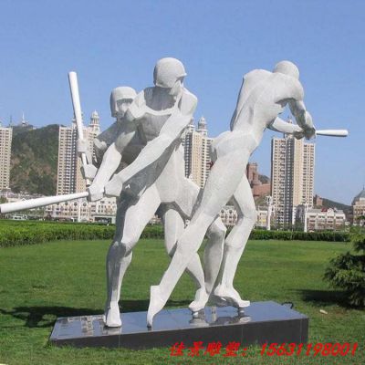 不锈钢体育运动雕塑