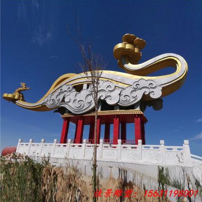 公园景观如意铜雕