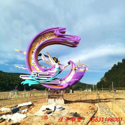 不锈钢仙女雕塑