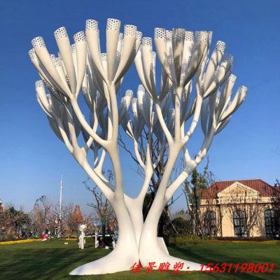 不锈钢抽象大树