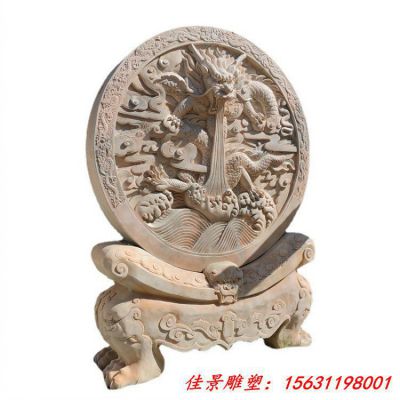 大理石喷水龙头雕塑