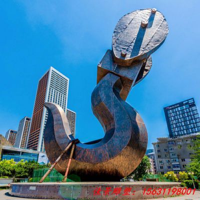 大型城市景观铜雕船锚