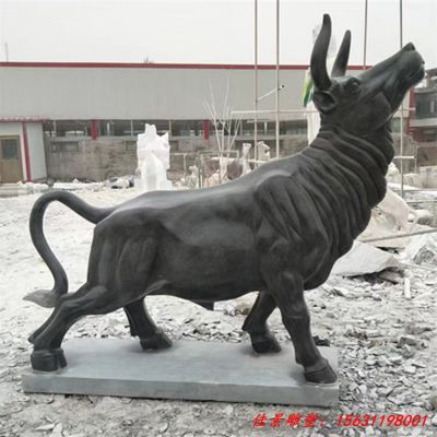 青石动物石雕牛雕塑