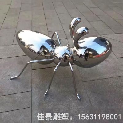 不锈钢蚂蚁动物雕塑