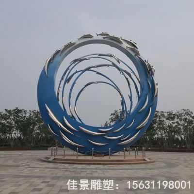 不锈钢广场景观雕塑