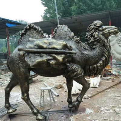 沙漠骆驼户外动物铜雕