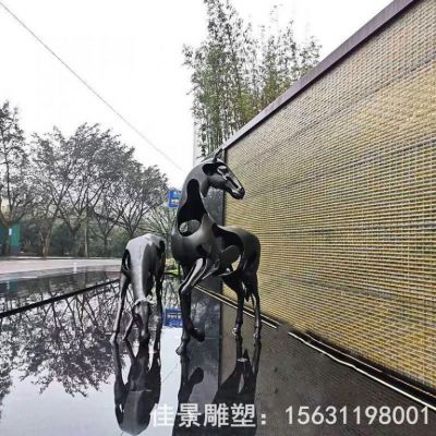 低头马城市标志铜雕
