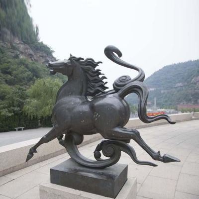 青铜马广场景观铜雕