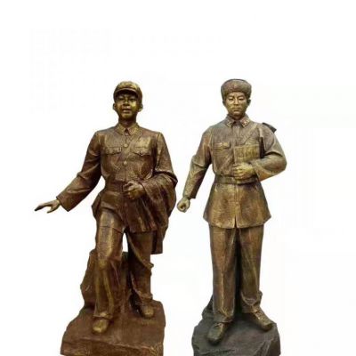 名人雷锋别墅人物铜雕